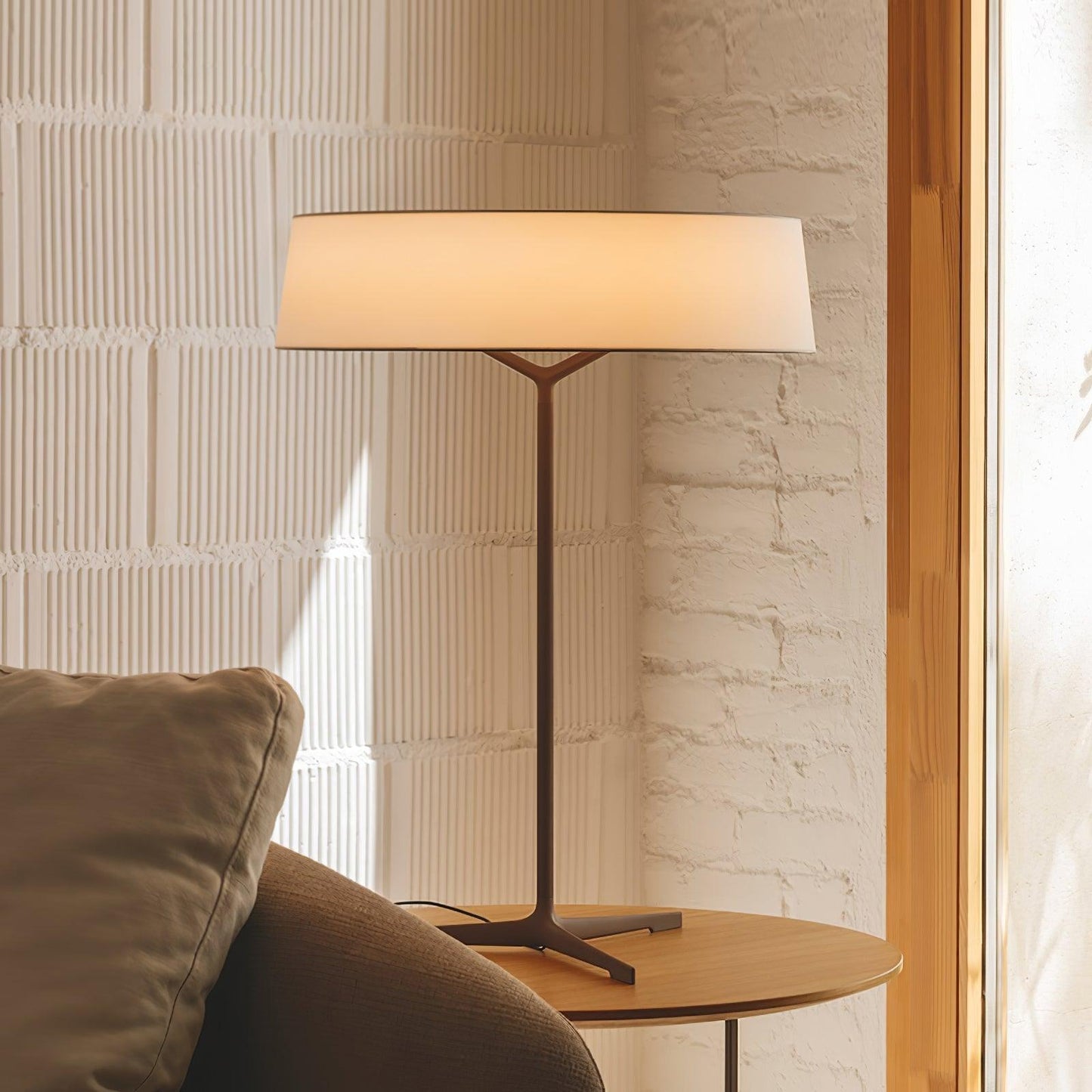 Paper Glow Circular Table Lamp