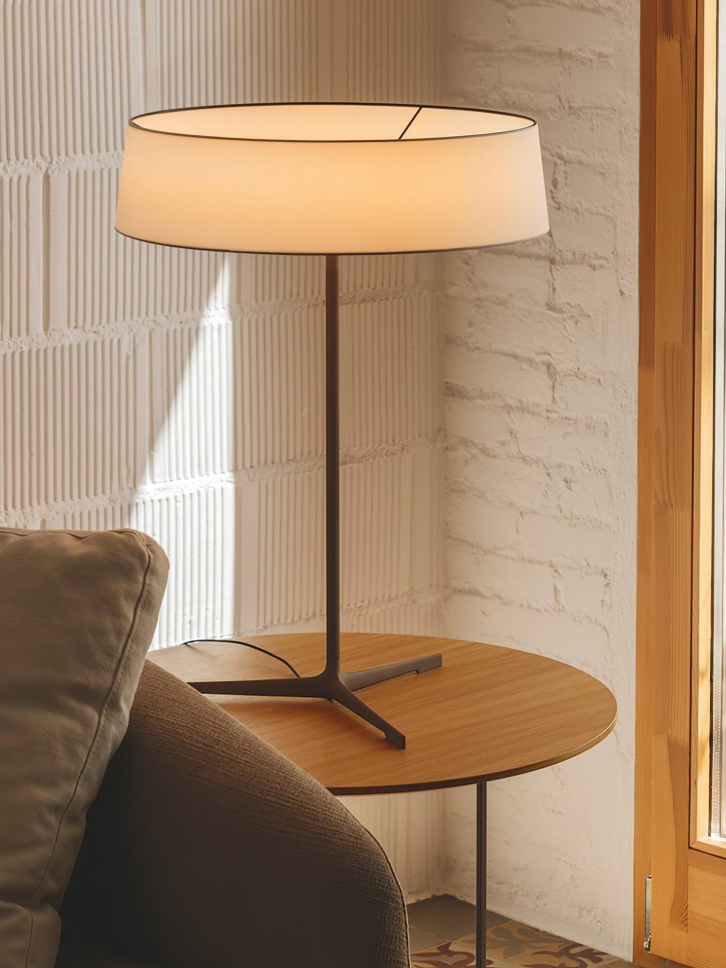 Paper Glow Circular Table Lamp