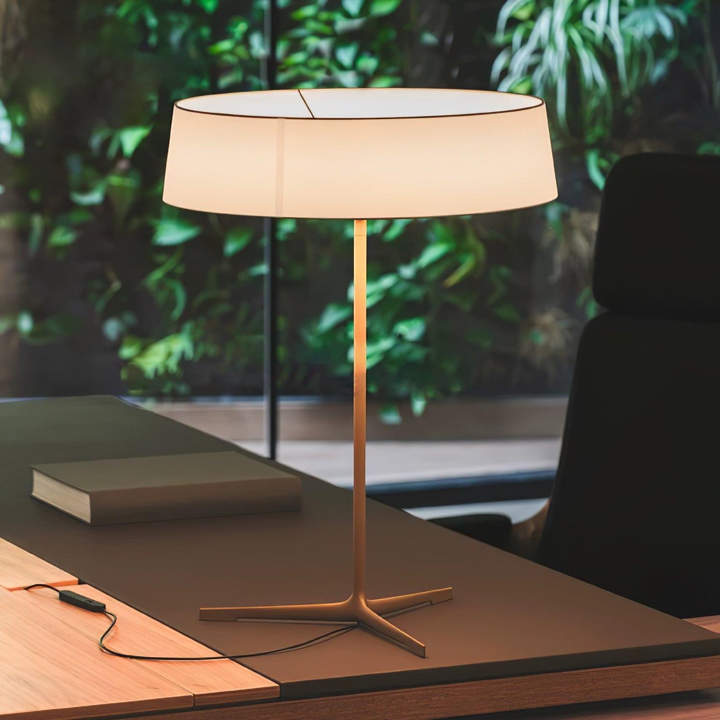 Paper Glow Circular Table Lamp