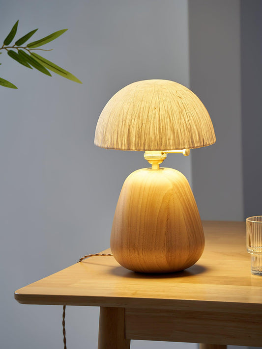 Percy Oak Table Lamp