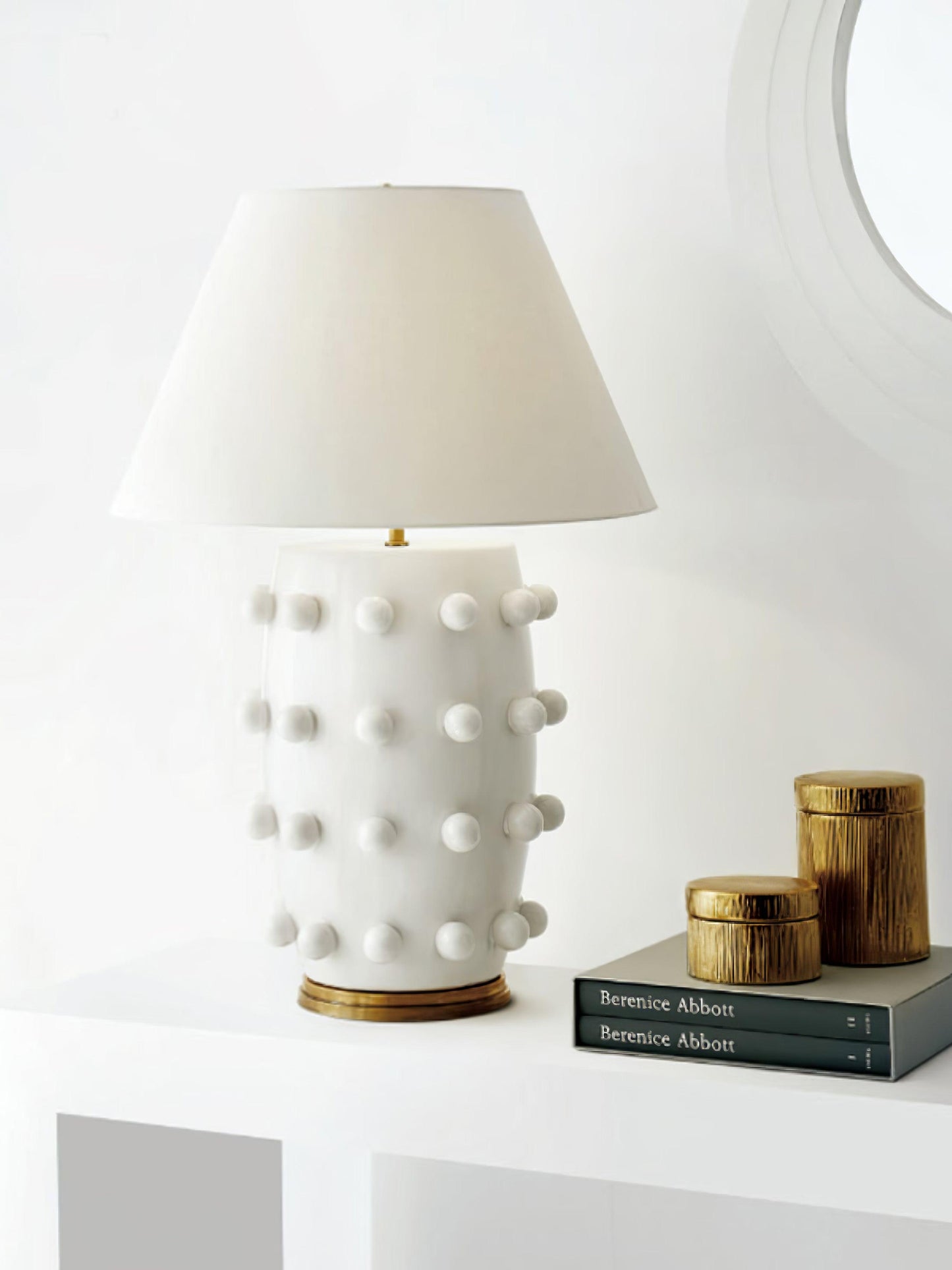 Polka Dot Porcelain Table Lamp