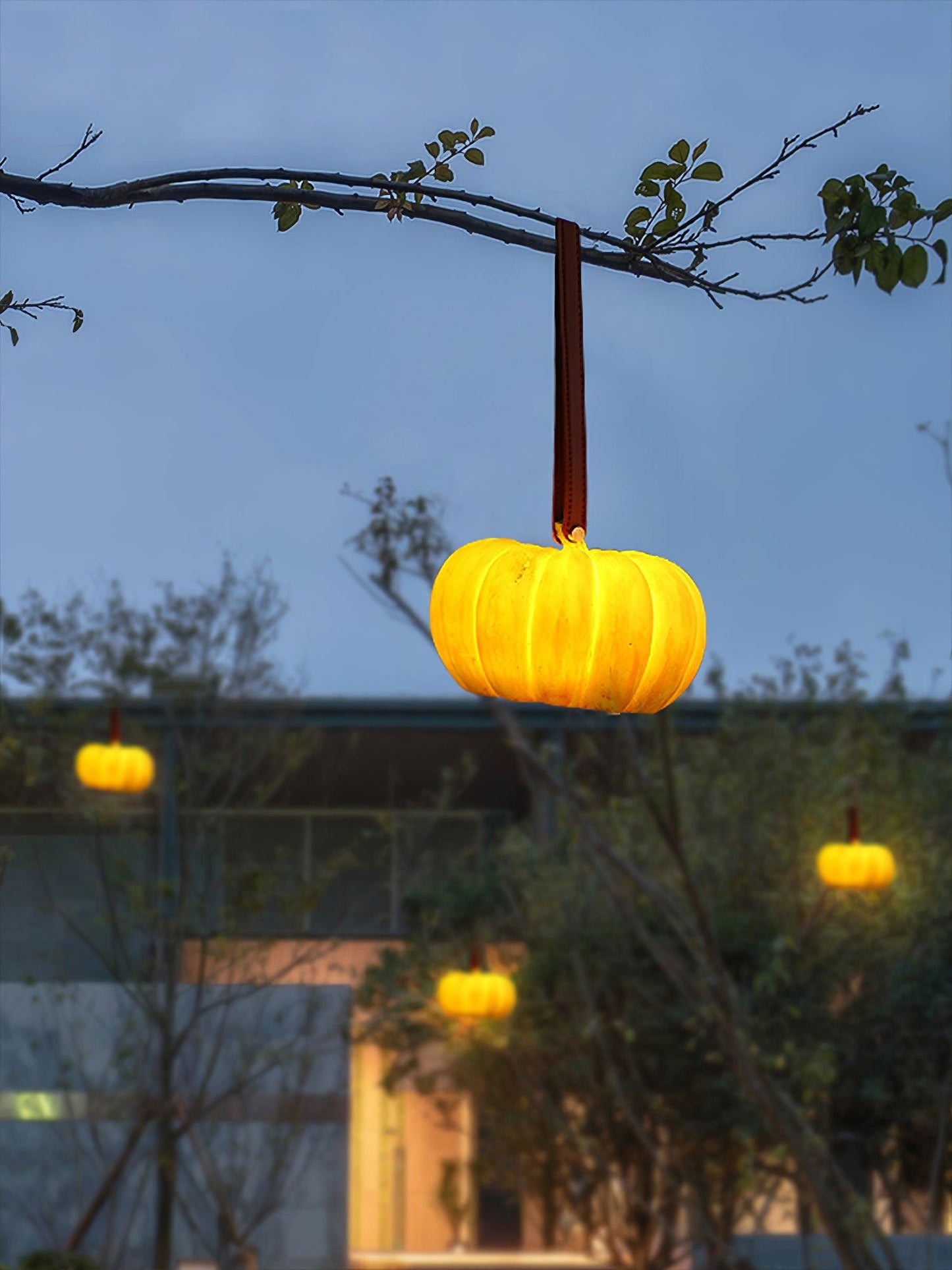 Portable Pumpkin Built-in Battery Table Lamp