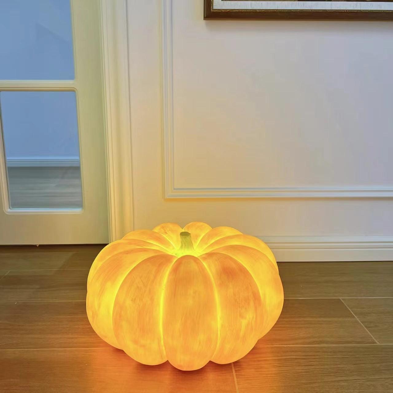 Portable Pumpkin Built-in Battery Table Lamp