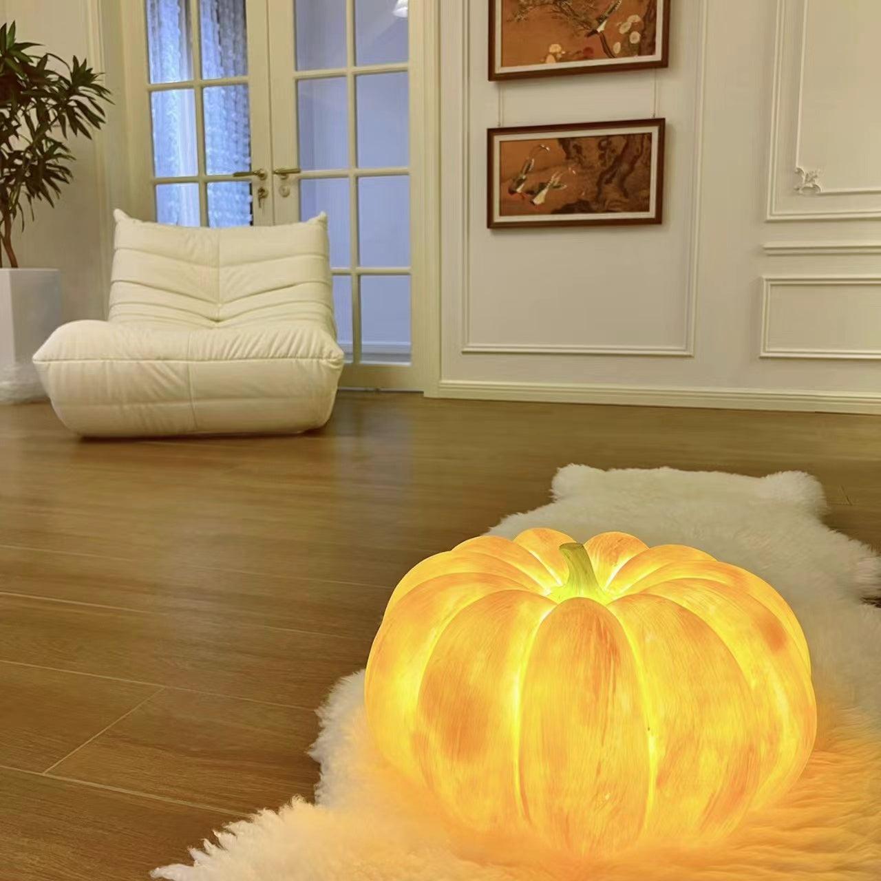 Portable Pumpkin Built-in Battery Table Lamp