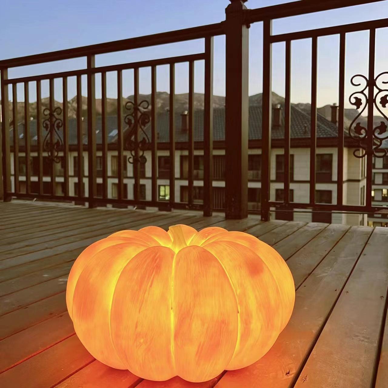 Portable Pumpkin Built-in Battery Table Lamp