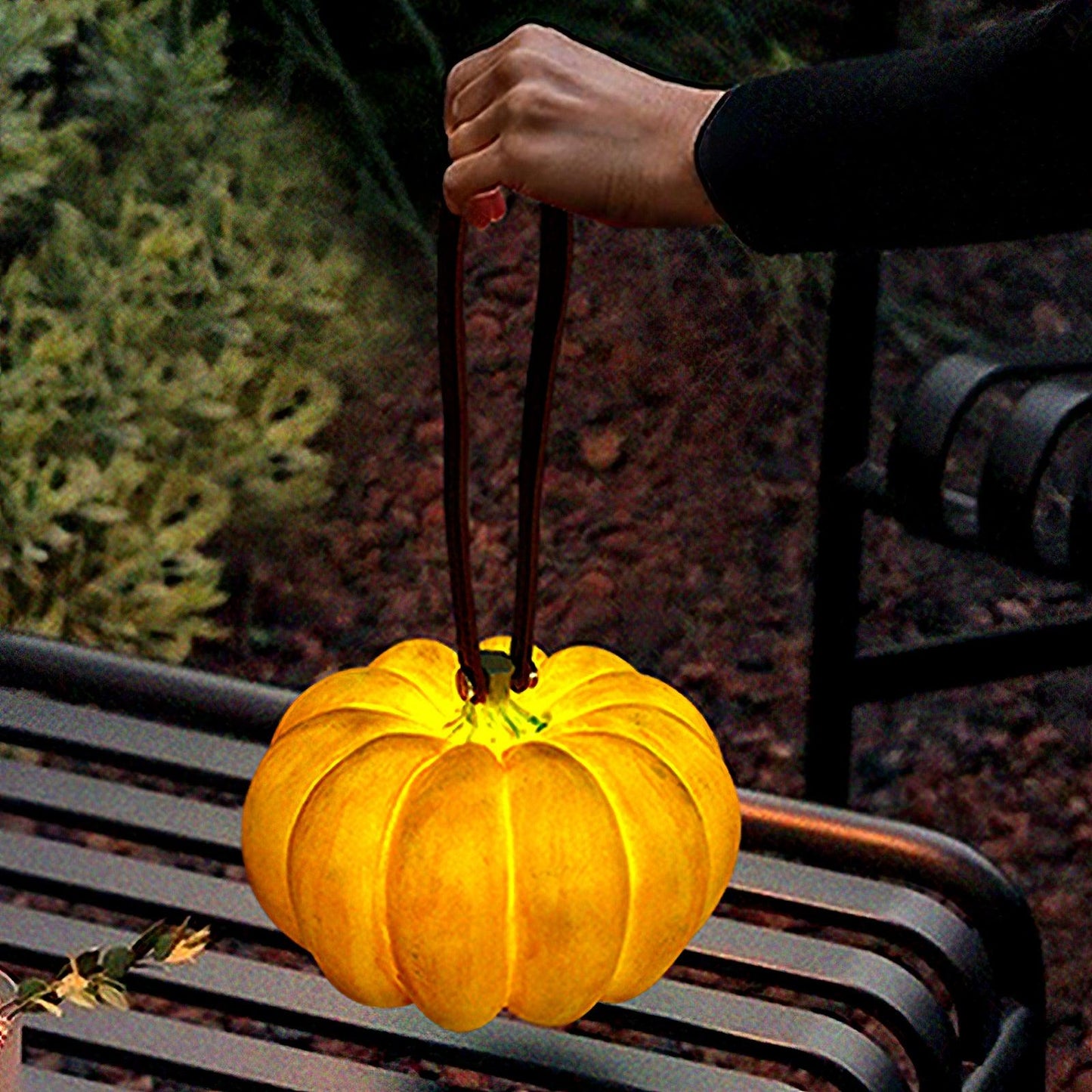 Portable Pumpkin Built-in Battery Table Lamp