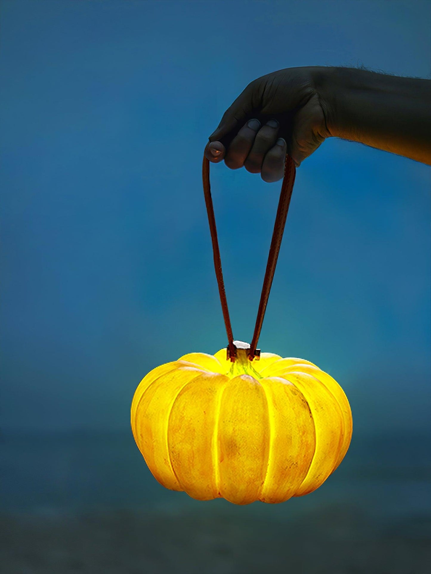 Portable Pumpkin Built-in Battery Table Lamp