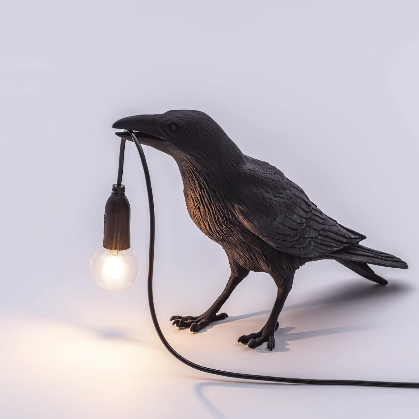 Raven Resin Table Lamp