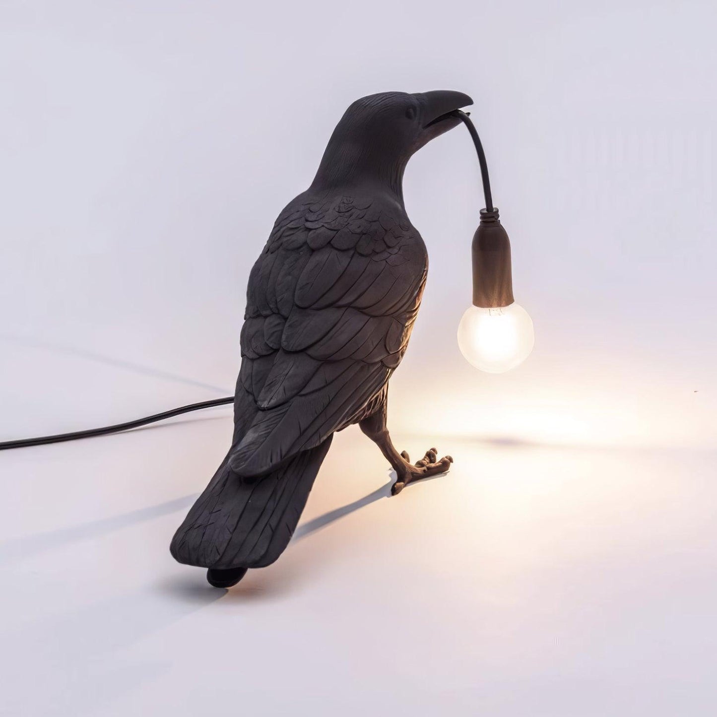 Raven Resin Table Lamp