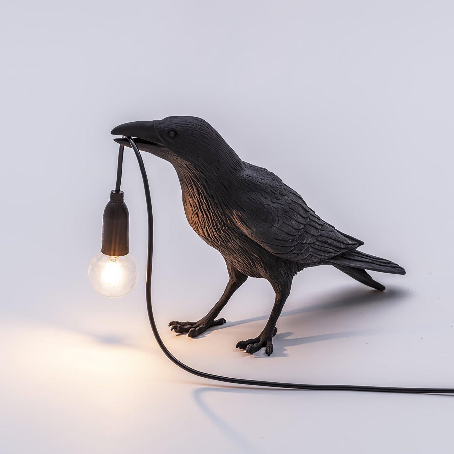 Raven Resin Table Lamp