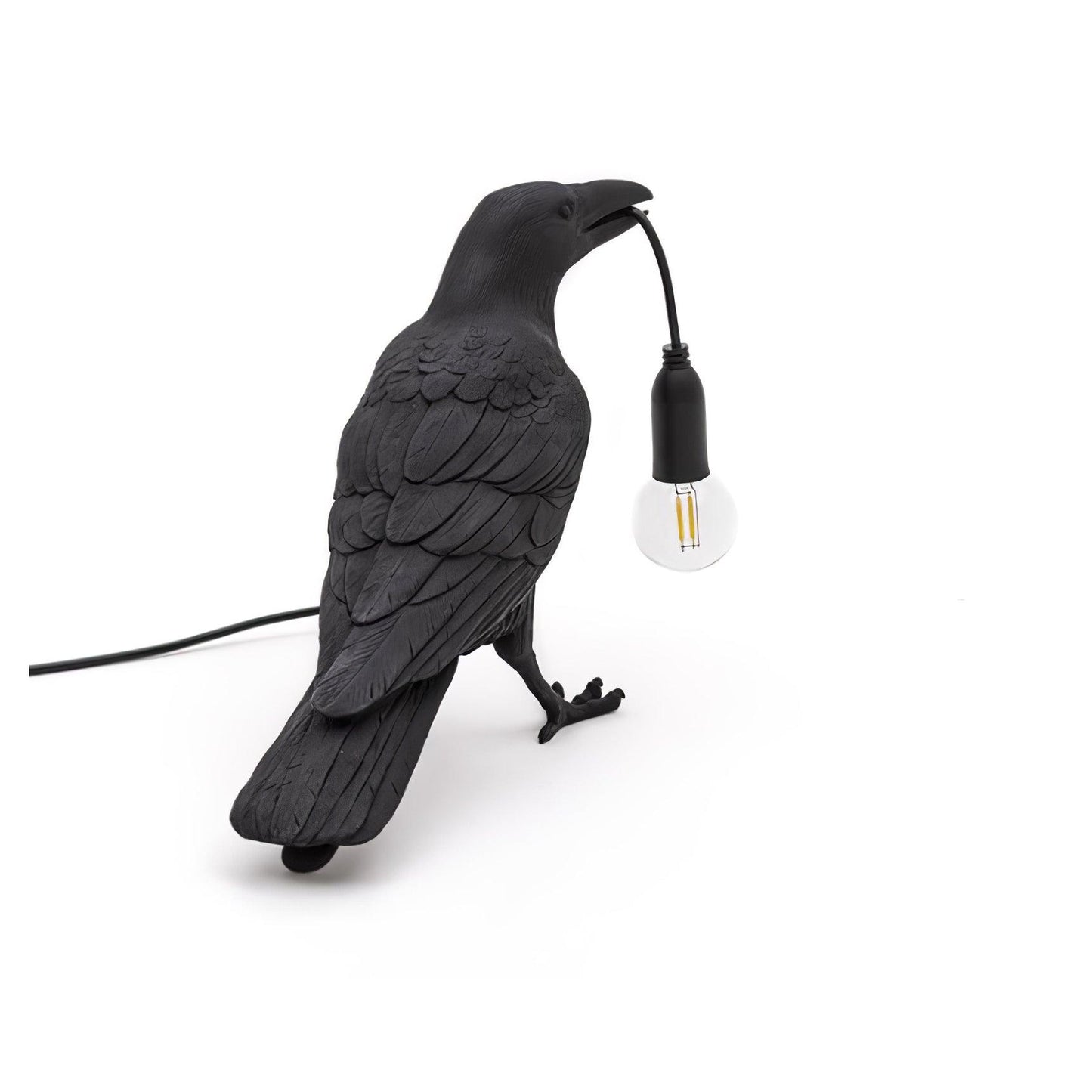 Raven Resin Table Lamp