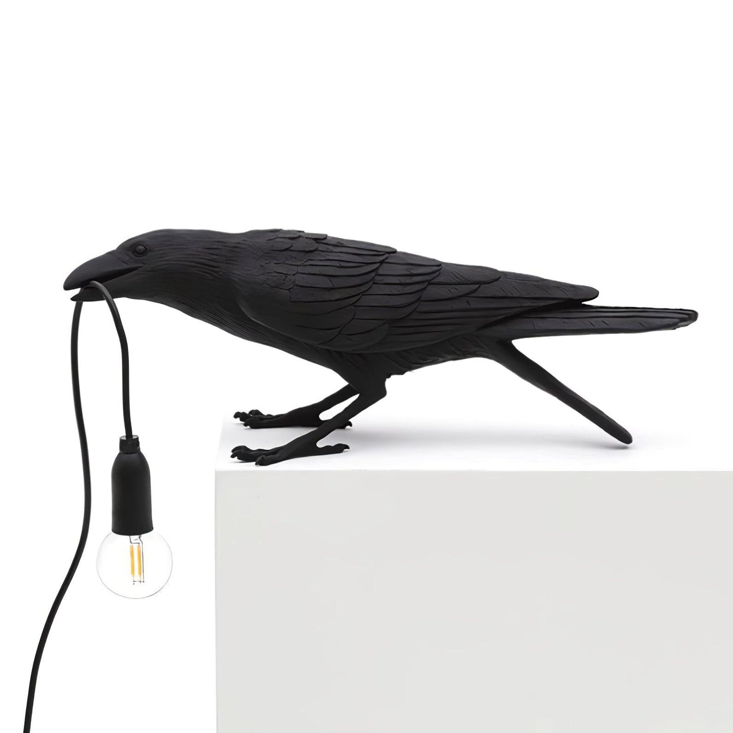 Raven Resin Table Lamp