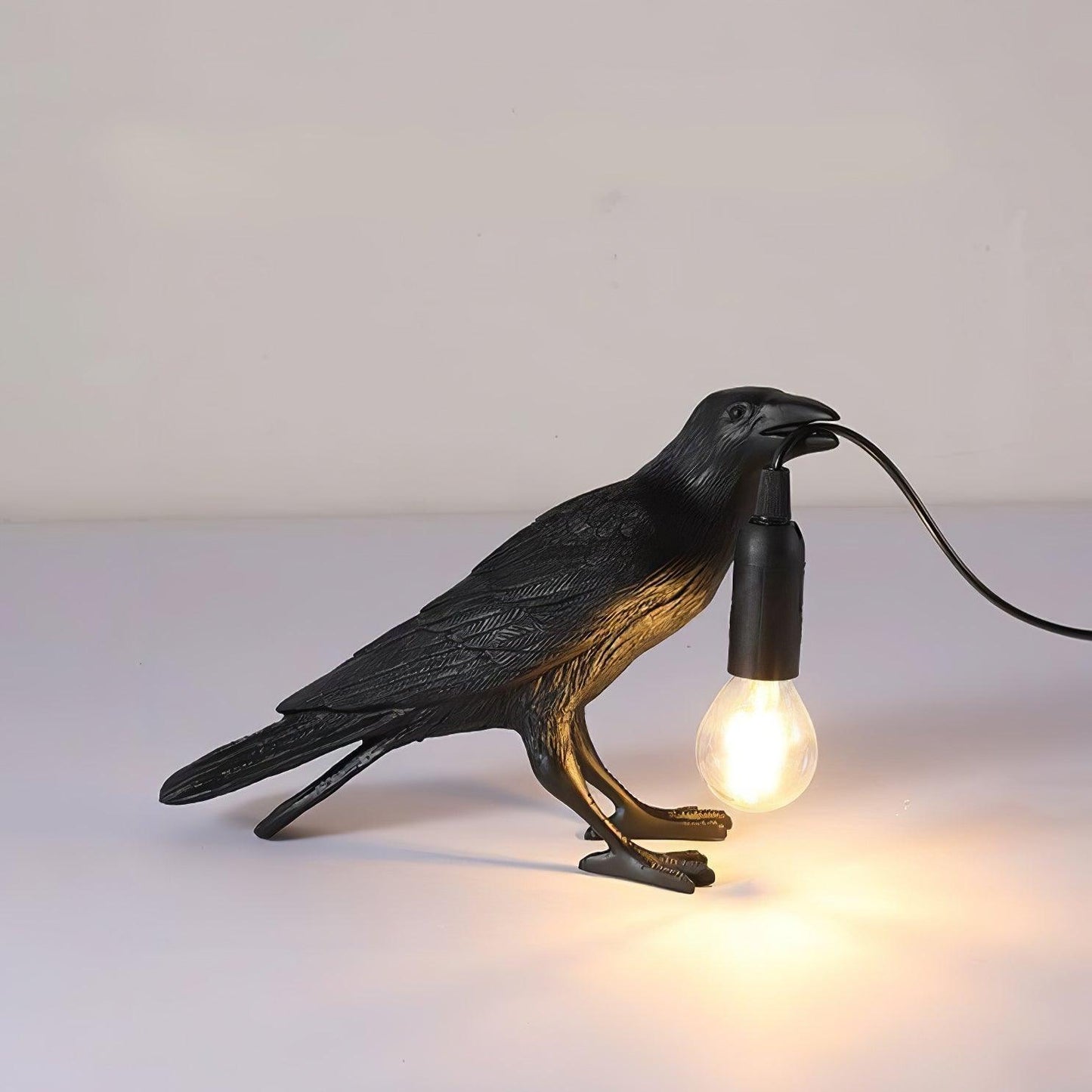 Raven Resin Table Lamp