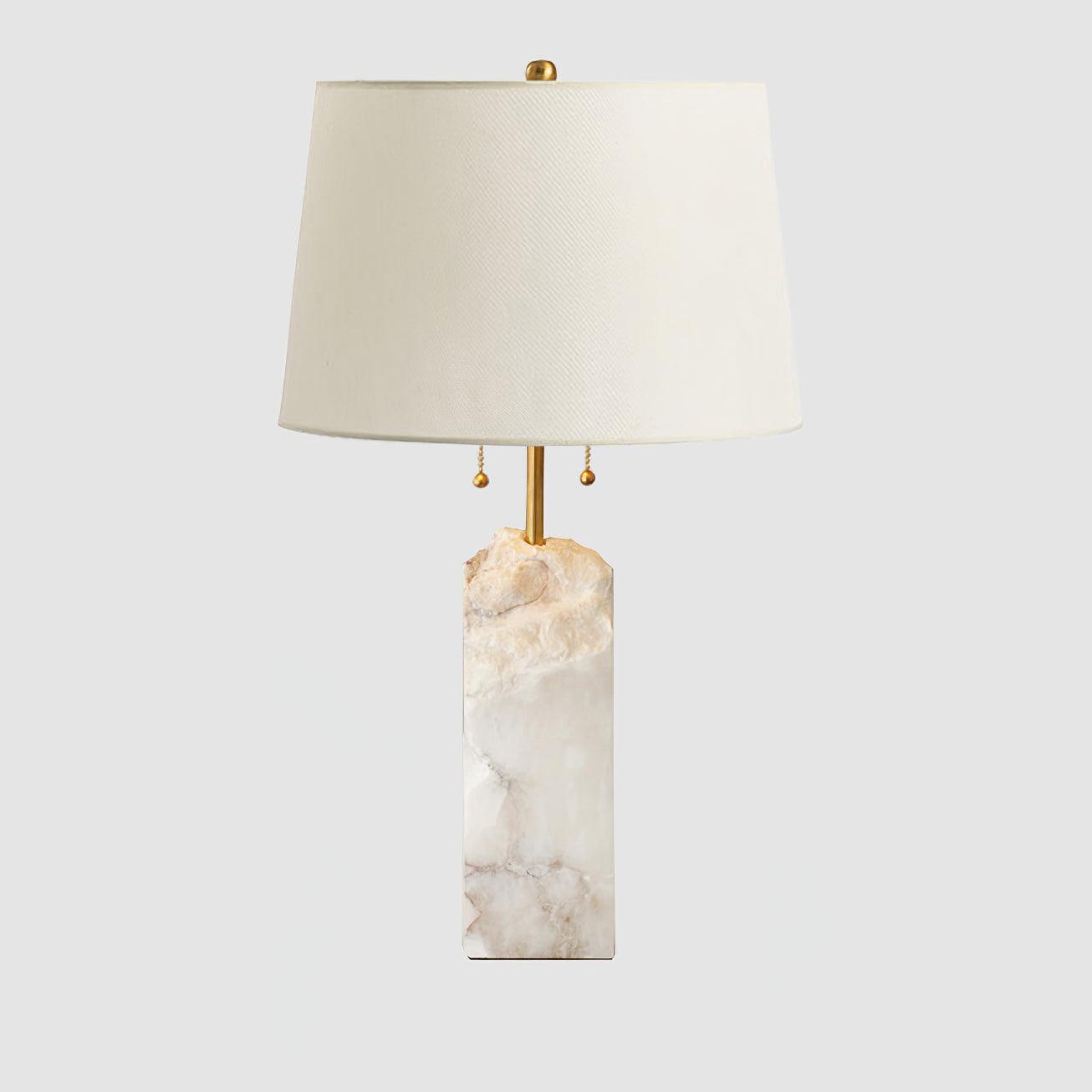 Raw Alabaster Table Lamp