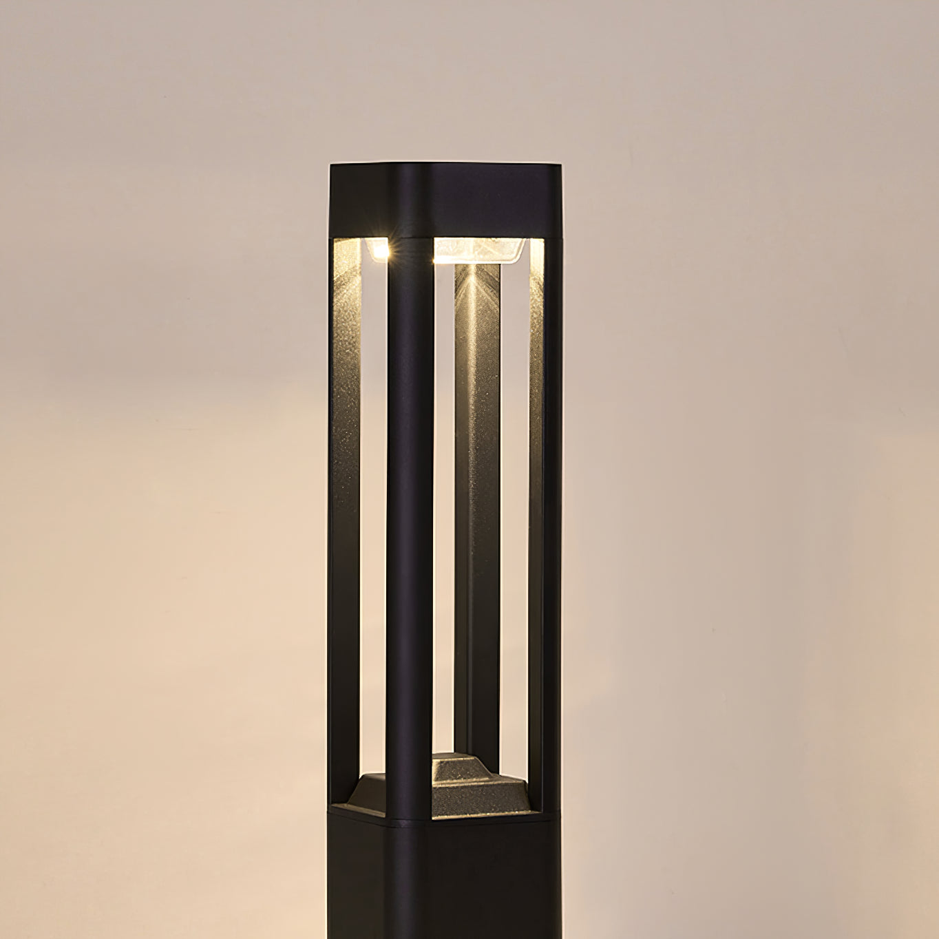 Rectangular Column Garden Light