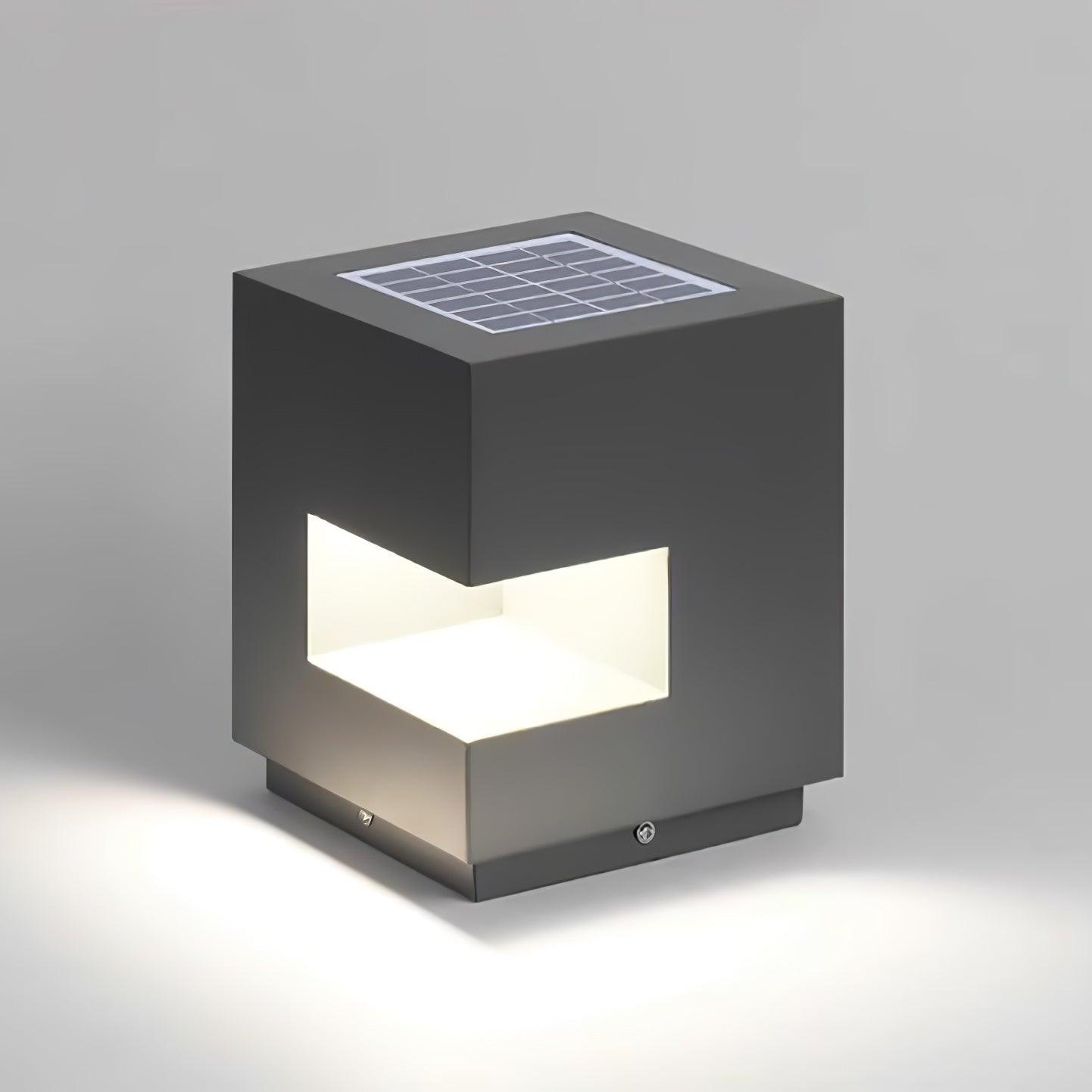 Regular Cube Post Light