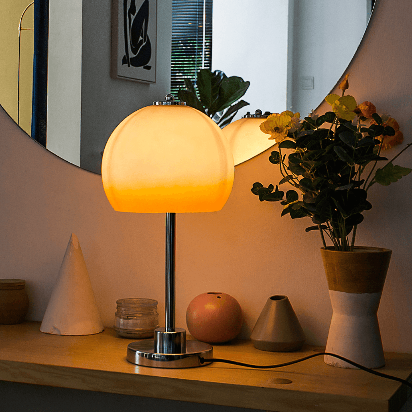 Retro Mushroom Table Lamp