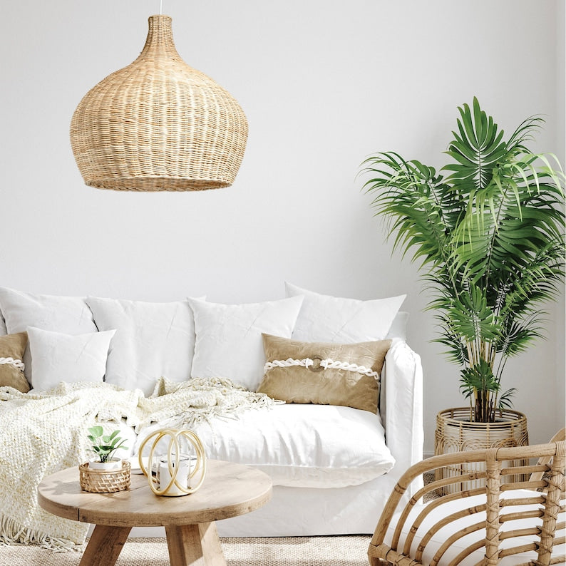 Wicker Woven Pendant Lampshades Rattan Pendant Light