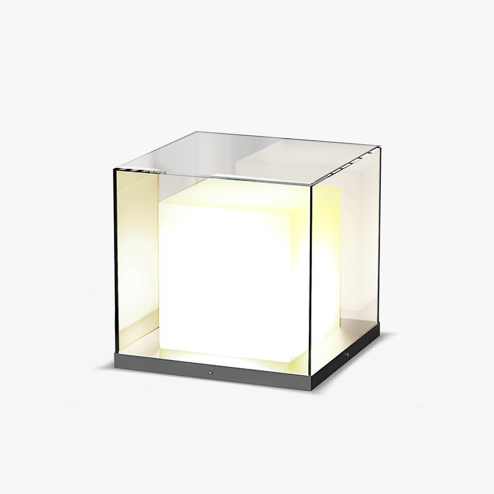 Square Box Outdoor Post Light