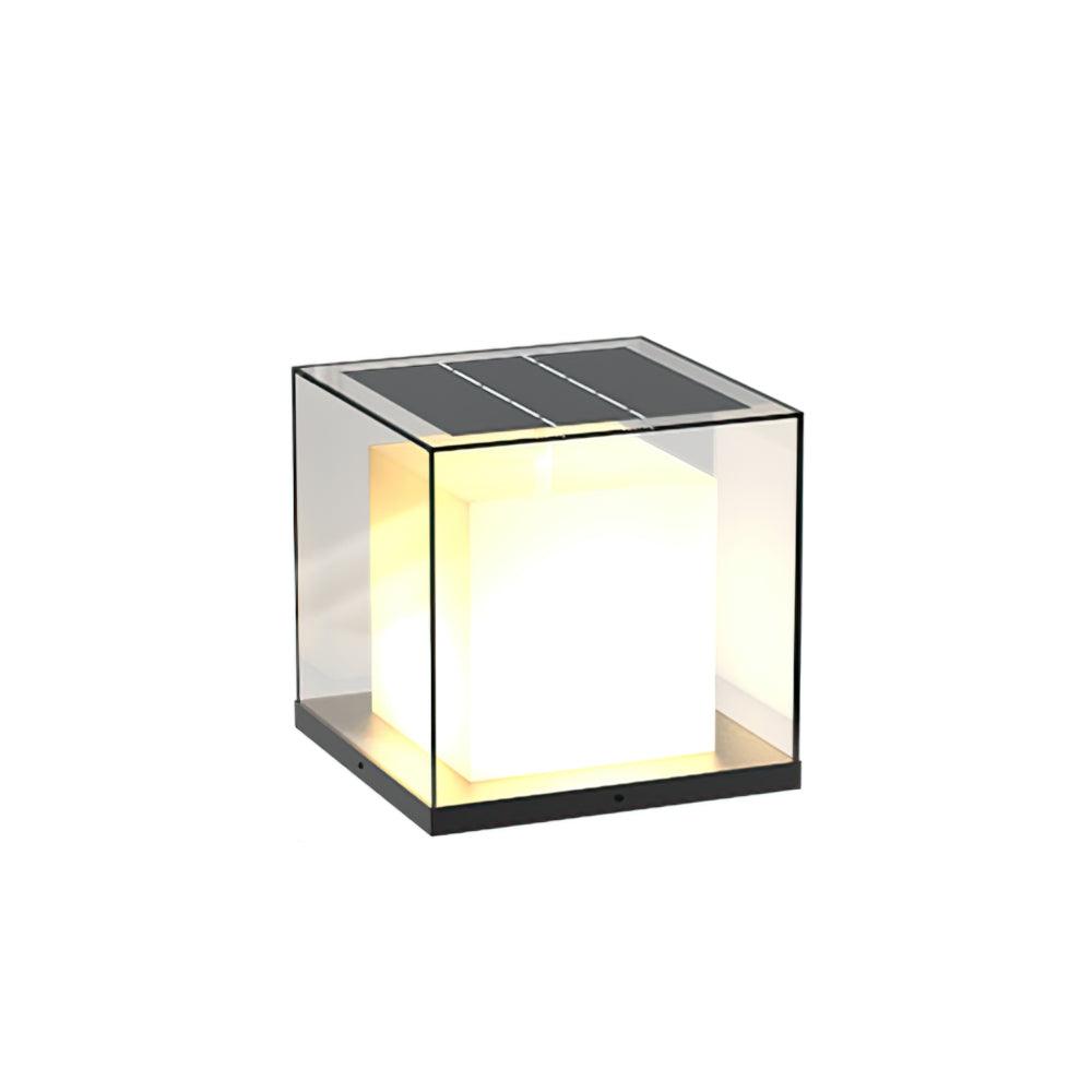 Square Box Outdoor Post Light