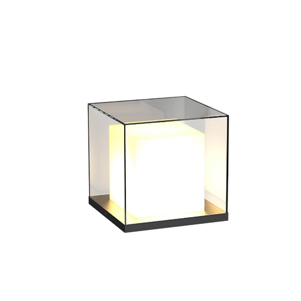 Square Box Outdoor Post Light