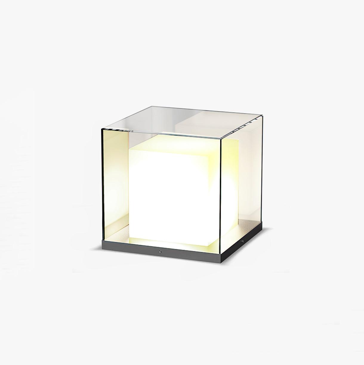 Square Box Outdoor Post Light