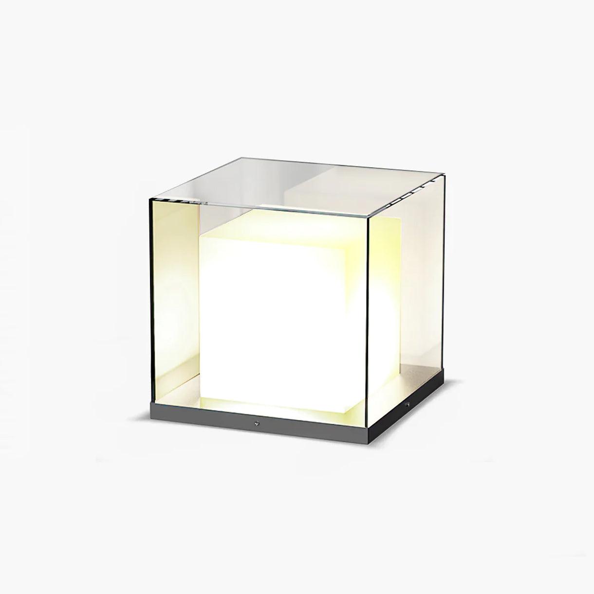 Square Box Outdoor Post Light