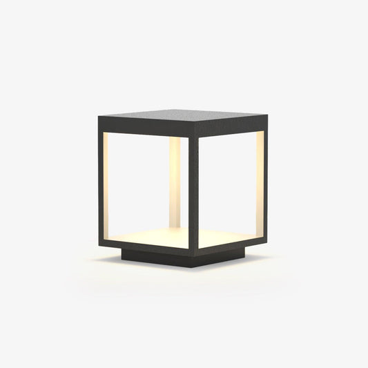 Square Frame Fence Post Garden Light