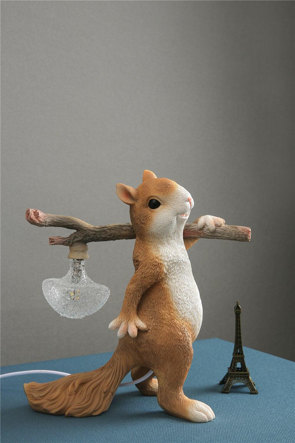 Squirrel Table Lamp