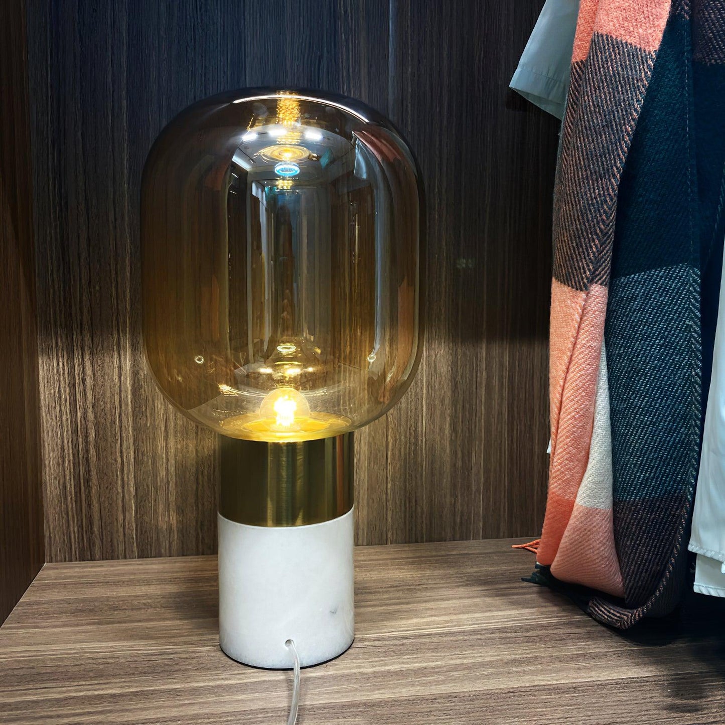 Storm Marble Table Lamp