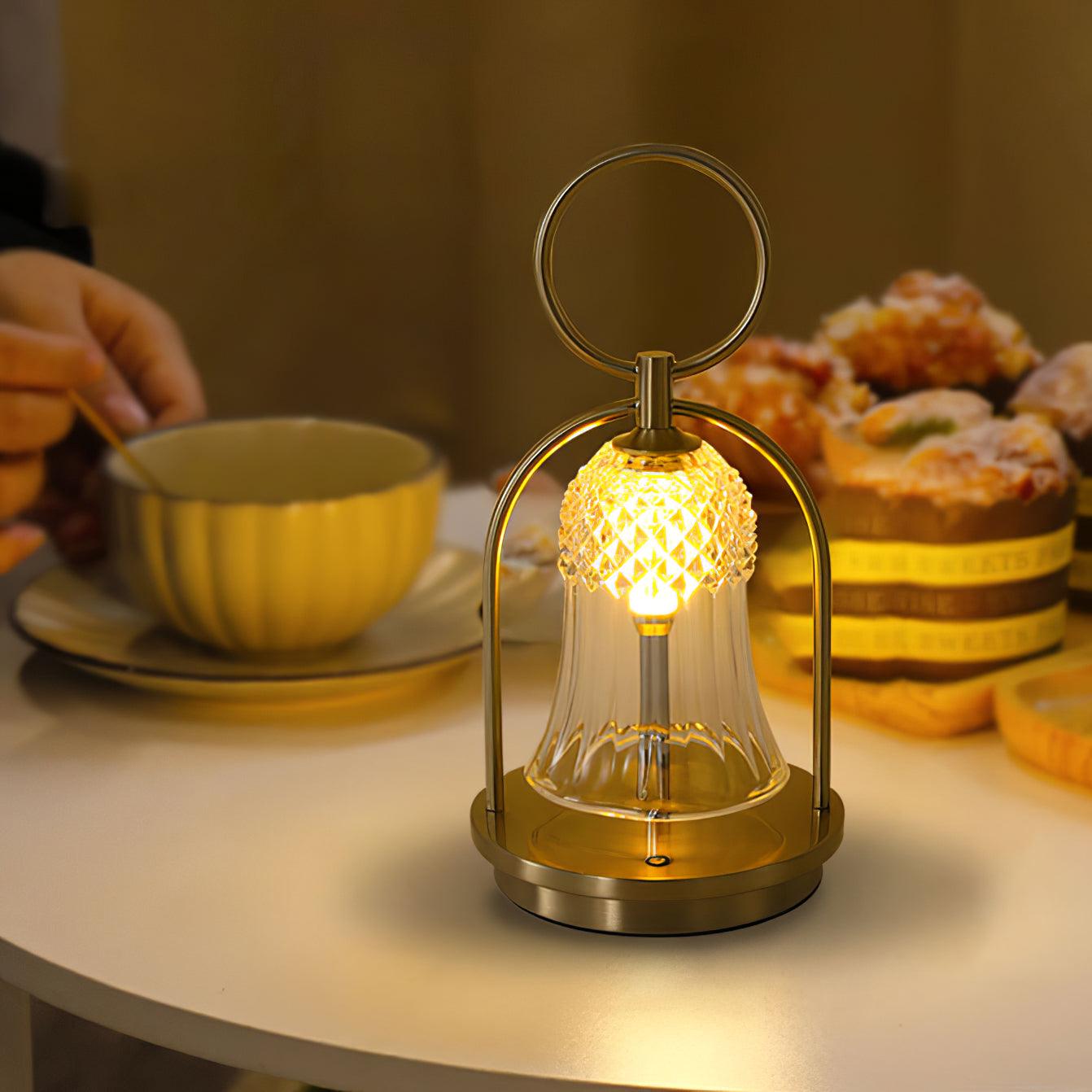 Wind Chime Portable Built-in Battery Table Lamp