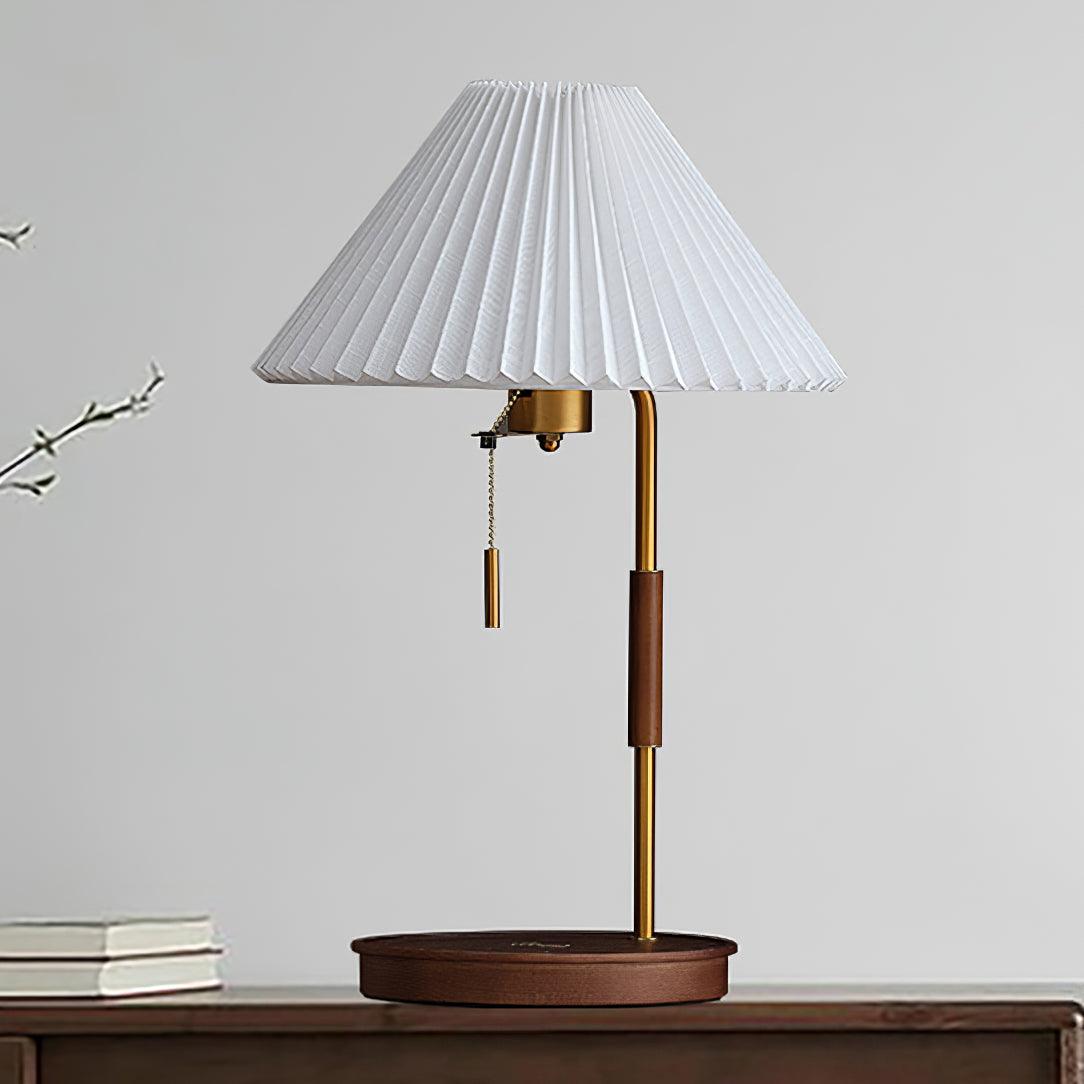 Wooden Retro Table Lamp