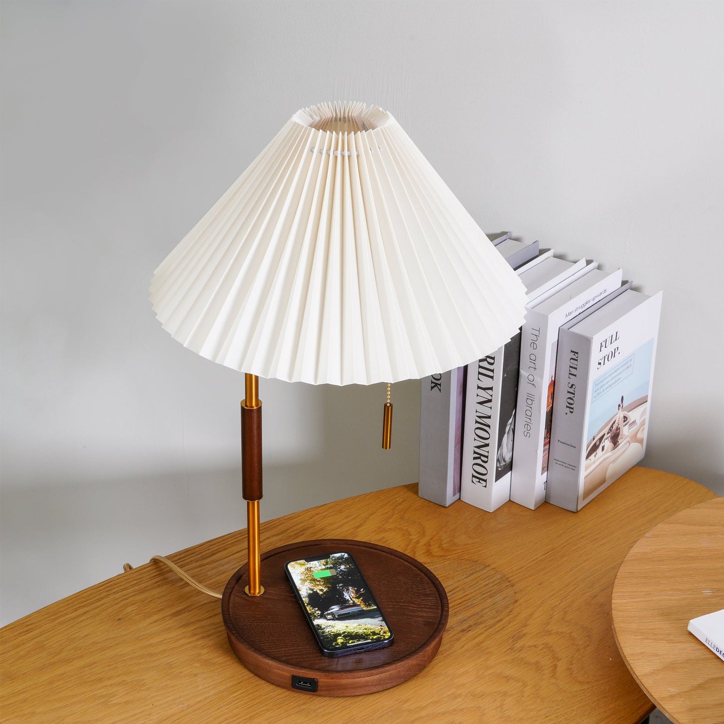 Wooden Retro Table Lamp