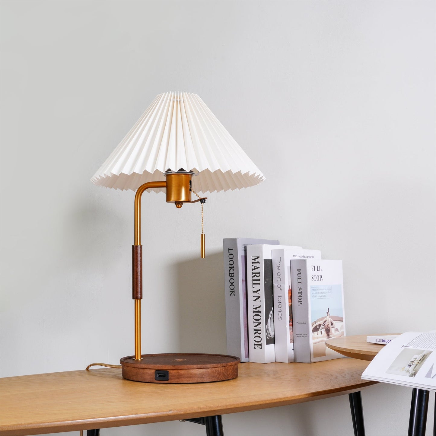 Wooden Retro Table Lamp