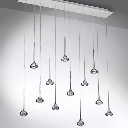 Fairy 12 Light Linear Cluster Pendant Light