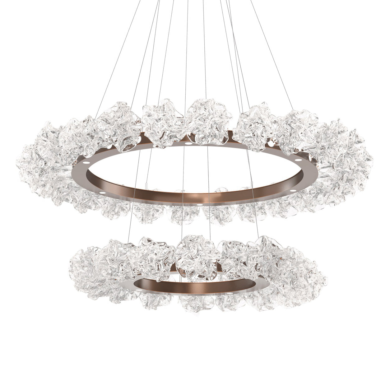 Blossom Two Tier Ring Chandelier