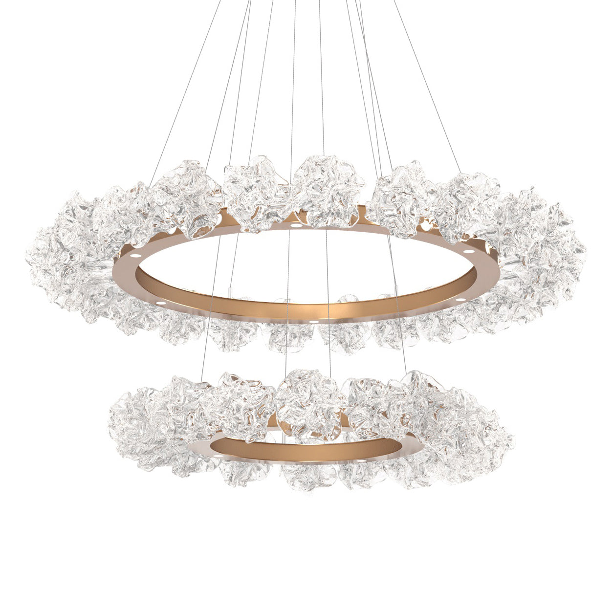 Blossom Two Tier Ring Chandelier