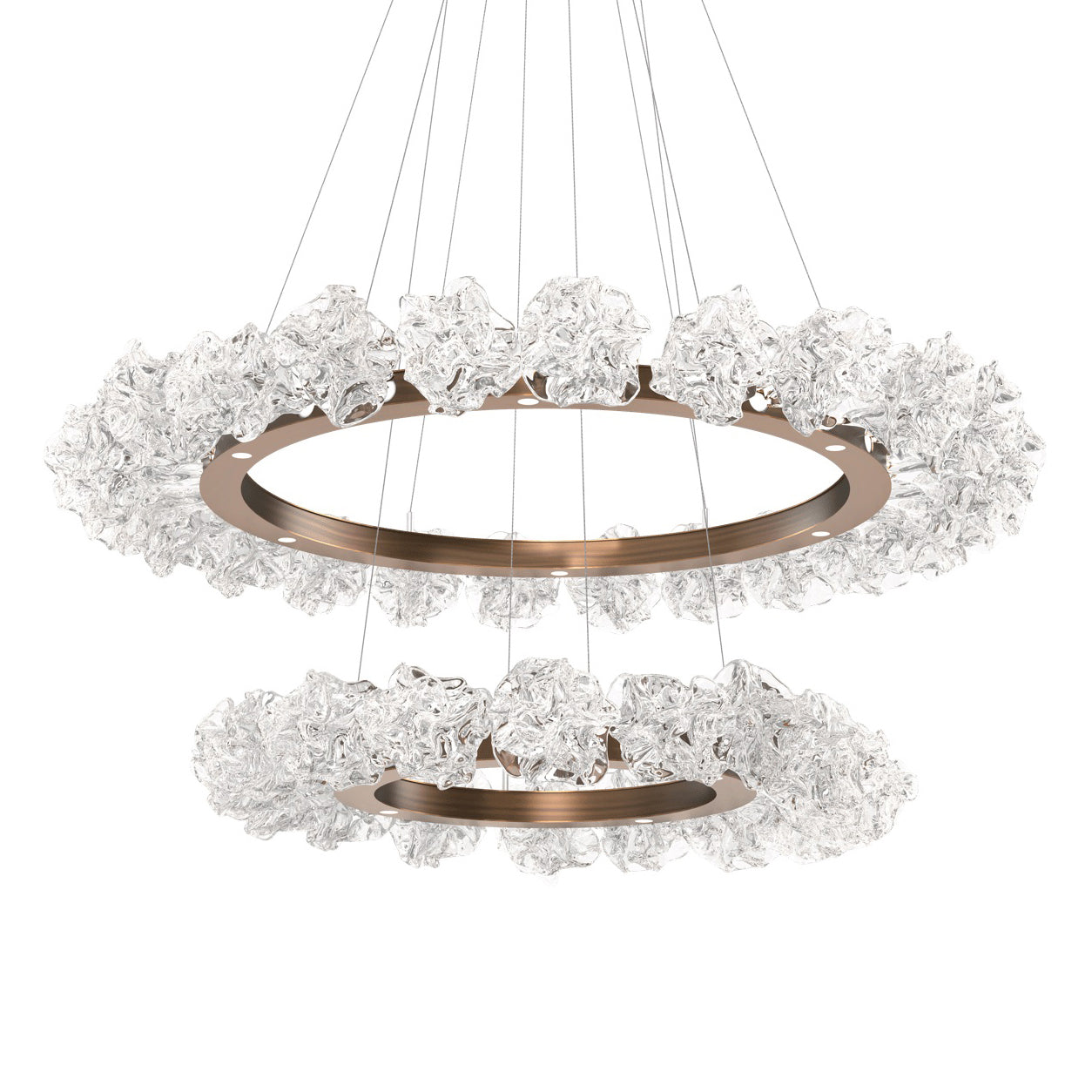 Blossom Two Tier Ring Chandelier