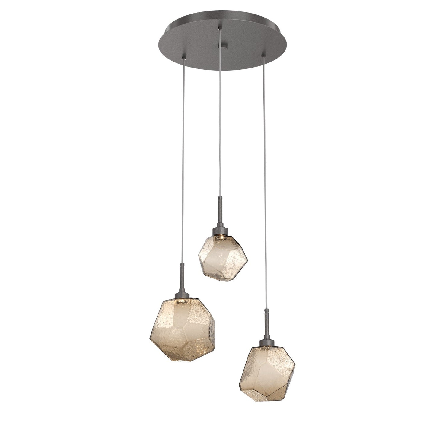 Gem Round Multi-Light Pendant Light