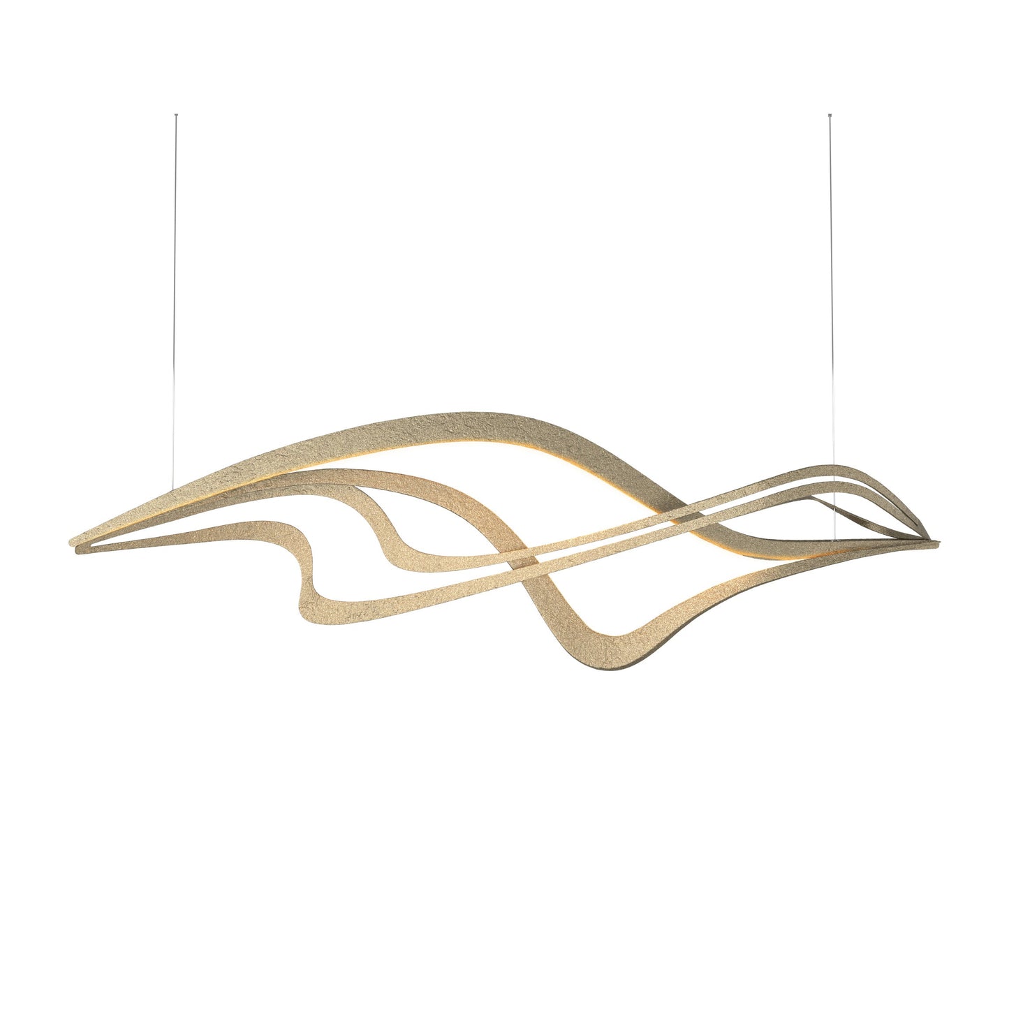 Crossing Waves LED Pendant Light