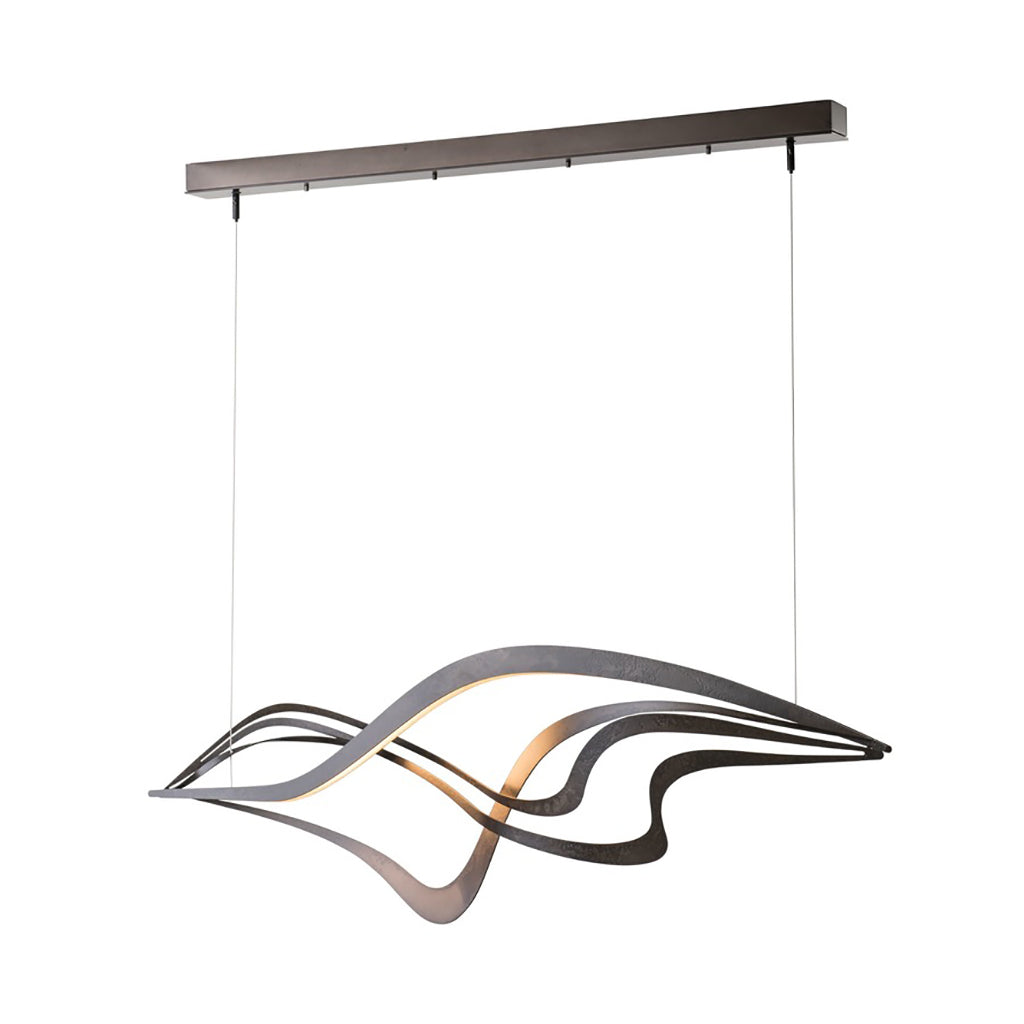 Crossing Waves LED Pendant Light