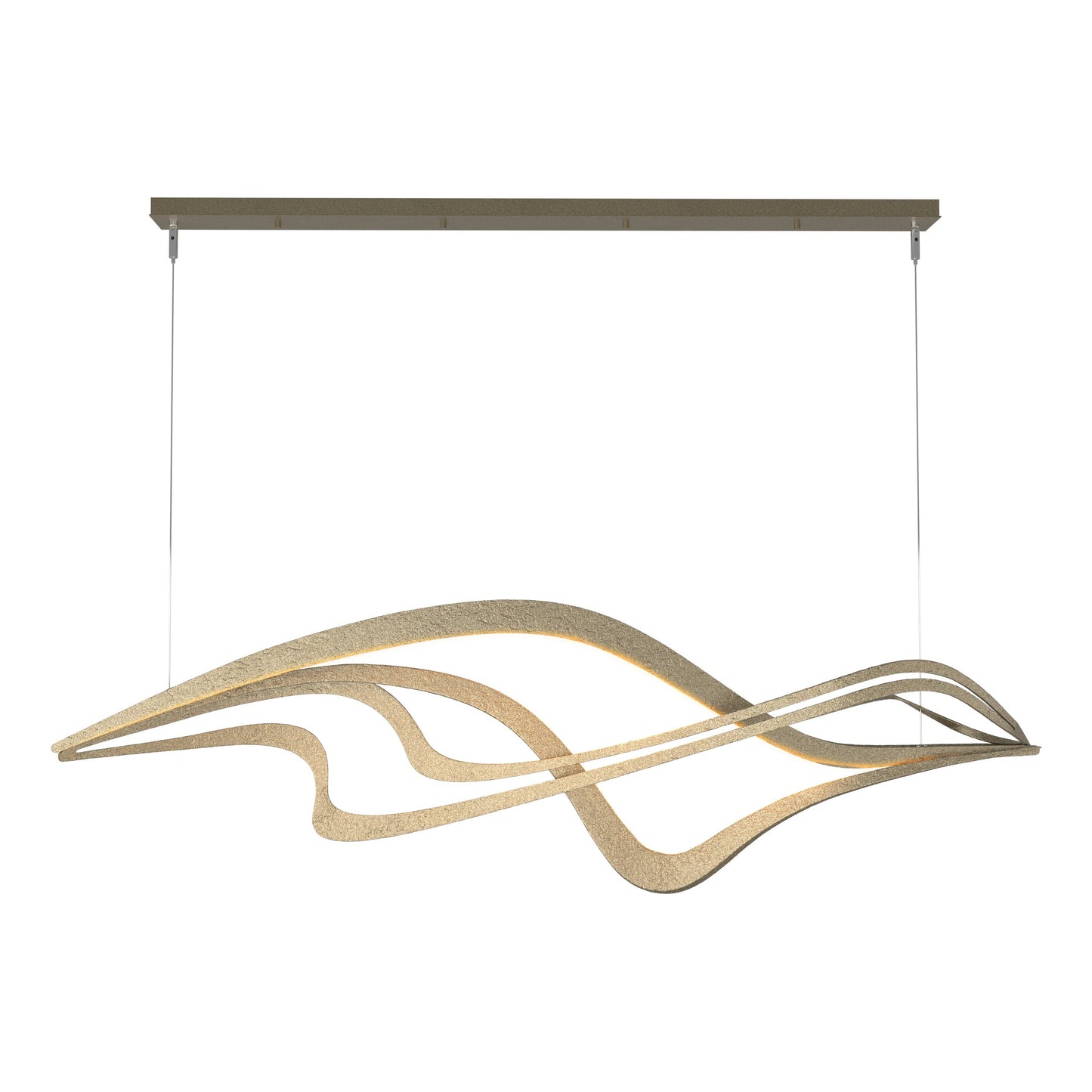 Crossing Waves LED Pendant Light