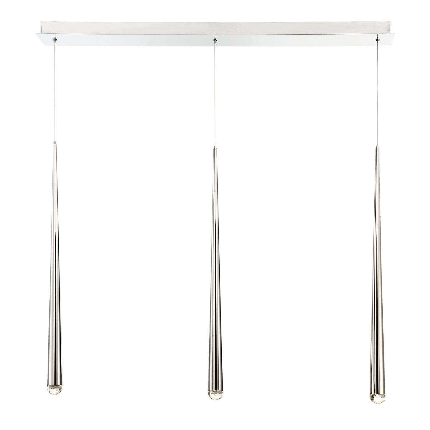 Cascade Crystal LED Linear Chandelier