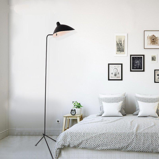 Serge Duckbill Post Modern Single Light Industrial Floor Lamp