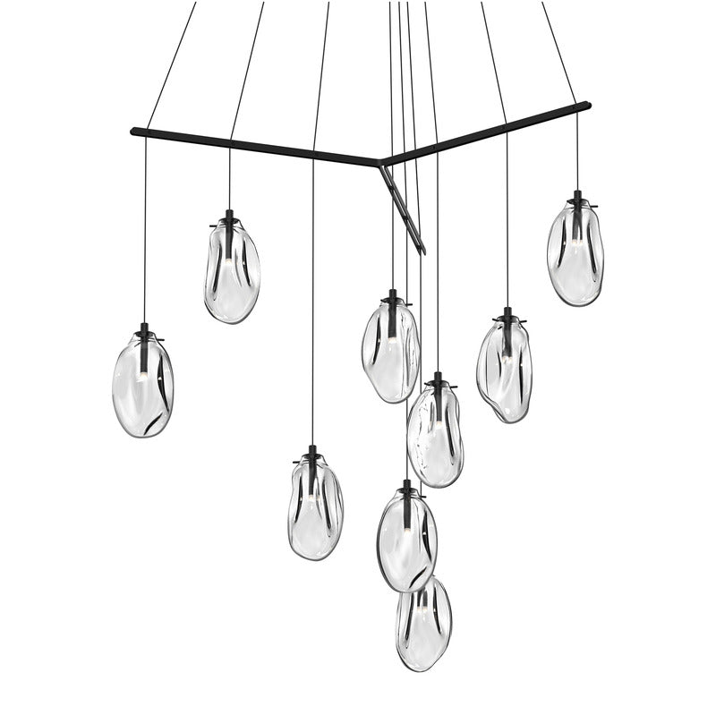 Liquid Large Spreader Multi Light Pendant Light