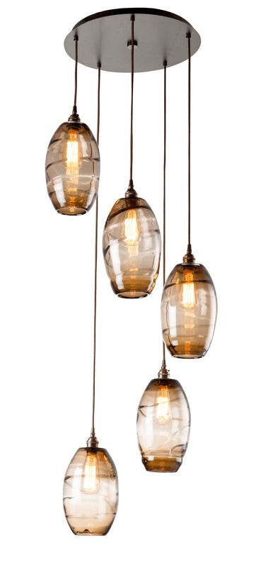 Ellisse Round Multi-Light Pendant Light