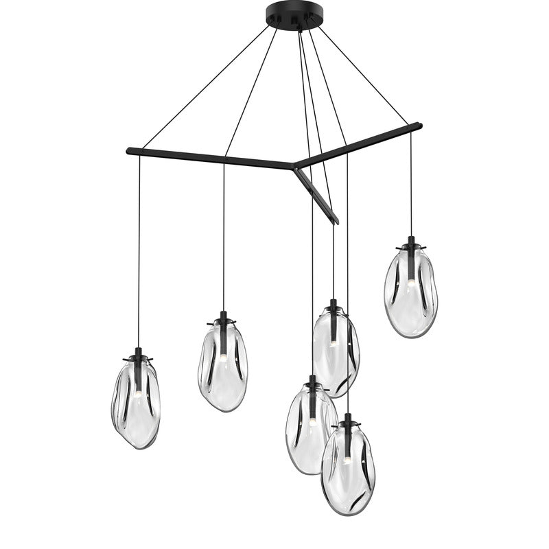 Liquid Large Spreader Multi Light Pendant Light