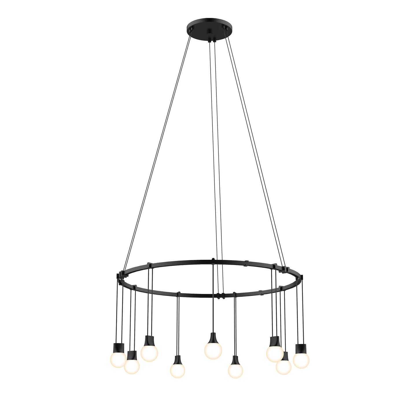 Suspenders Ring Multi Light Pendant Light