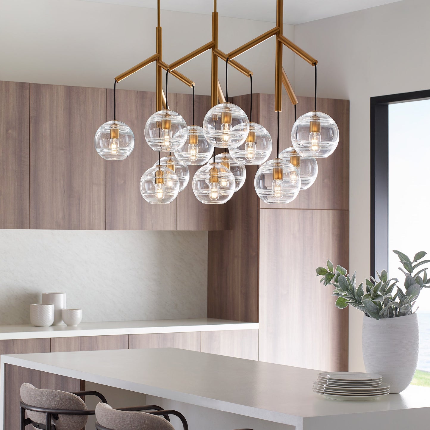 Sean Lavin Sedona Triple Chandelier