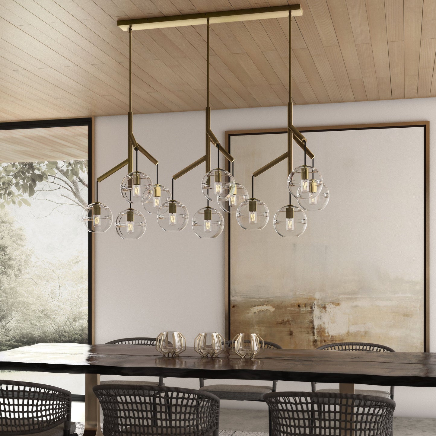 Sean Lavin Sedona Triple Chandelier